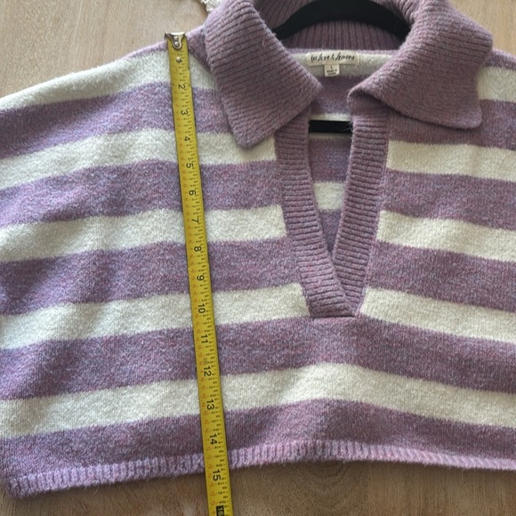 For Love & Lemons Maud Boxy Cropped Sweater • L - Picture 7 of 12